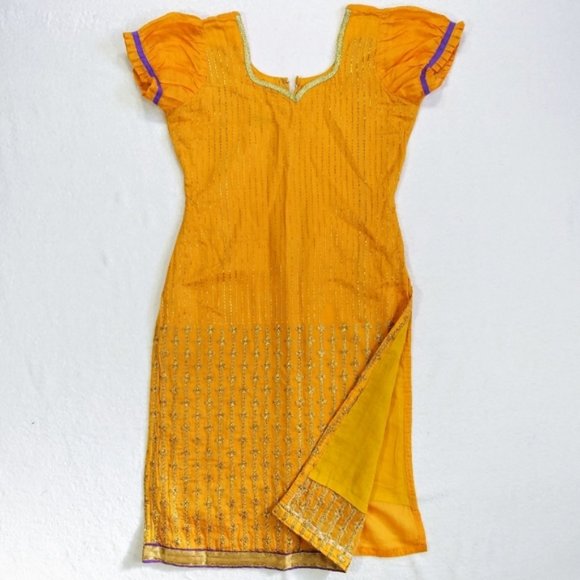 Mustard Yellow Capsleeve Funky Tunic 